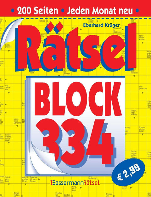 Rätselblock 334 (5 Exemplare à 2,99 EUR)