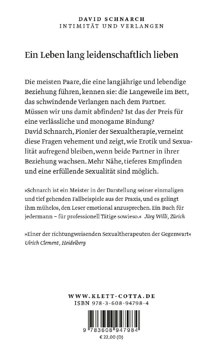 Intimität und Verlangen (Rückseite)