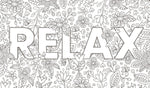 Ausmalreise Selfcare im Winter (Innenansicht)