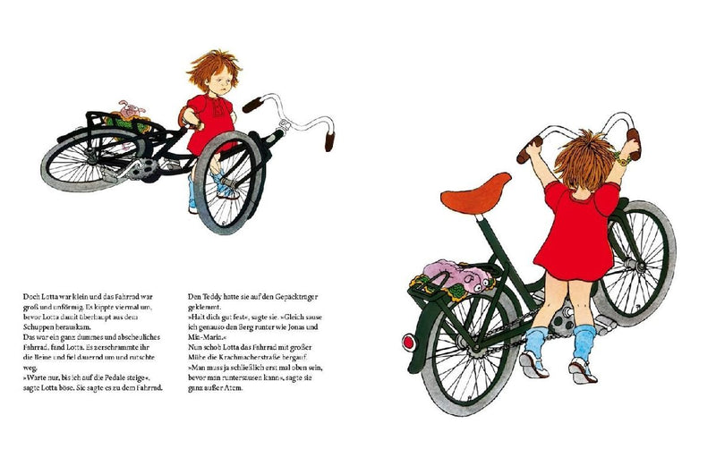 Na klar, Lotta kann radfahren! (Innenansicht)