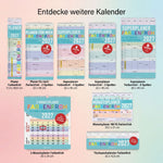 Tischquerkalender Farbenfroh 2027