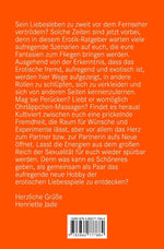 Erotische Rollenspiele für Paare | Erotischer Ratgeber (Rückseite)