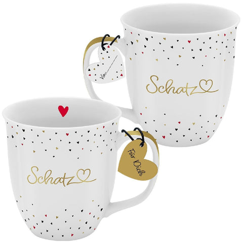 Tasse mit Motiv "Schatz"