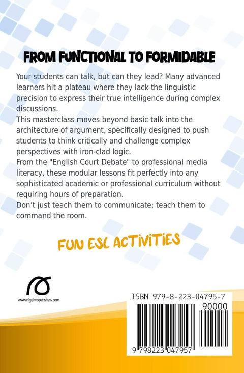Advanced ESL English Discussion Topics