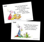 Oups Kärtchenbox - Gute Laune Gedanken (Innenansicht)
