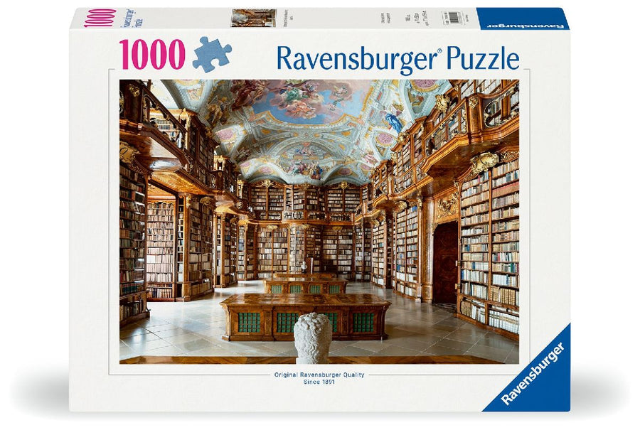 Erwachsenenpuzzle 1000 Teile - Bibliothek in St. Florian Monastery, Österreich