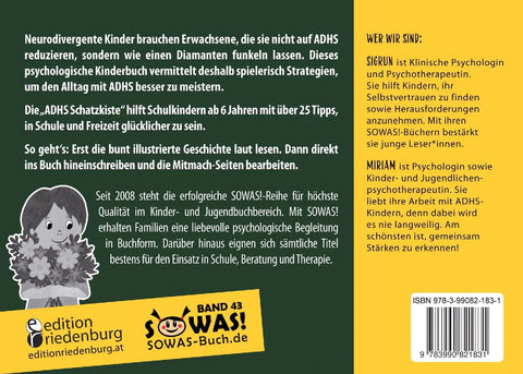 ADHS Schatzkiste - Das Mitmach-Buch für mehr Funkeln in deinem Leben - Mit superguten Tipps für Schulkinder!
