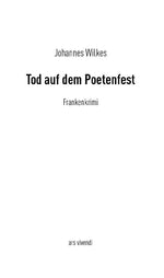 Tod auf dem Poetenfest