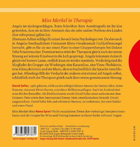 Miss Merkel: Mord in der Therapie