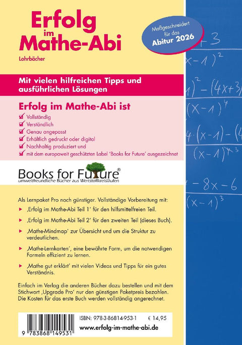 Erfolg im Mathe-Abi 2026 Hessen Leistungskurs Prüfungsteil 2: Wissenschaftlicher Taschenrechner