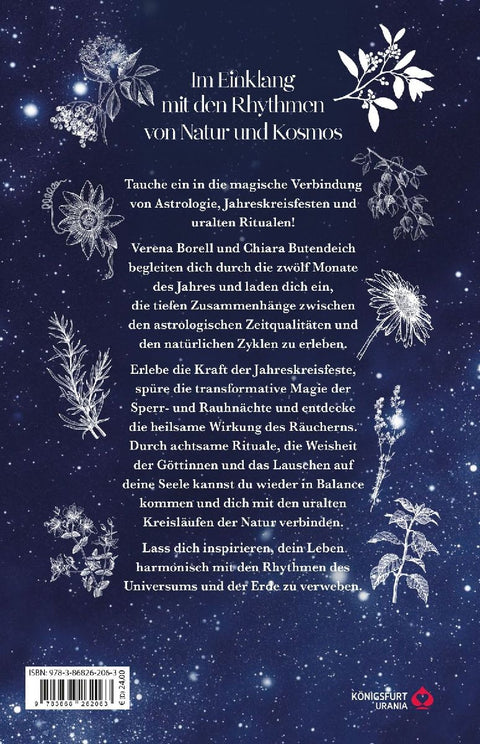 Dein Mystischer Jahreskreis - Mit Astrologie und Hexenmagie von Ostara bis zu den Sperr- und Rauhnächten