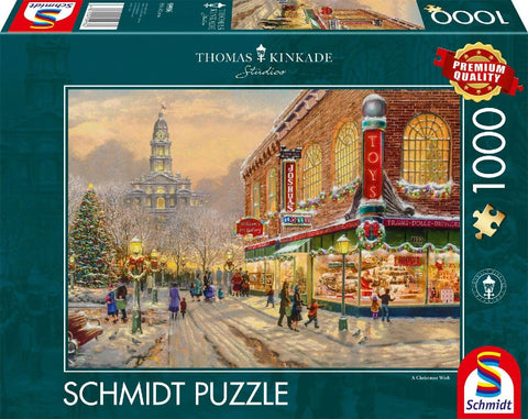 Ein Weinachtswunsch. Kinkade Collection 1.000 Teile