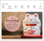 Postkartenkalender 2027: Harmonie und Lebensglück (Innenansicht)
