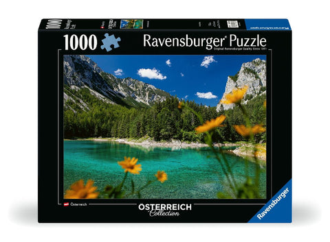 Erwachsenenpuzzle 1000 Teile - Grüner See bei Tragöß