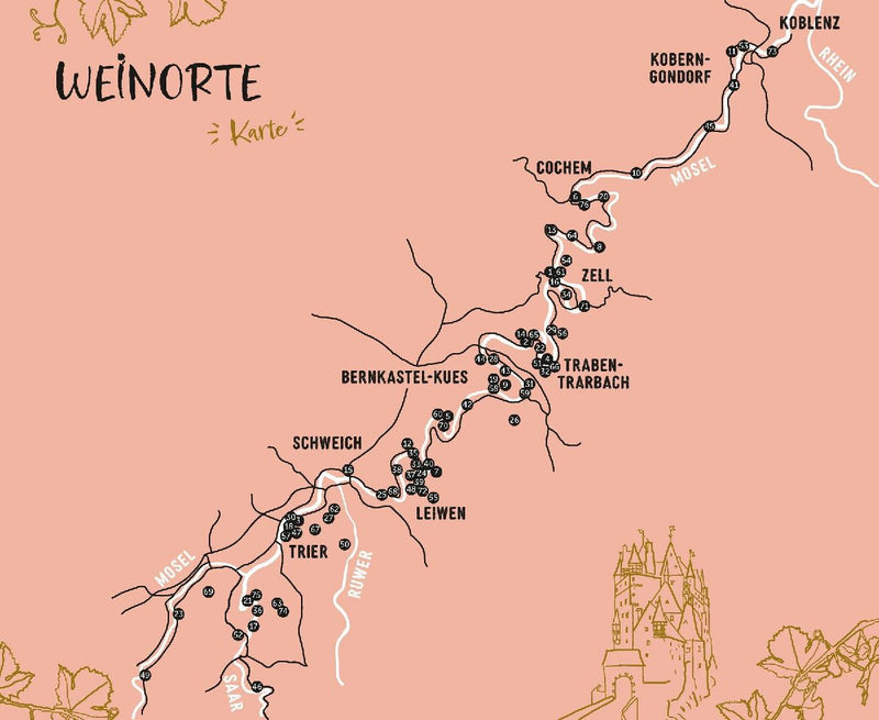 Weinorte an der Mosel (Innenansicht)