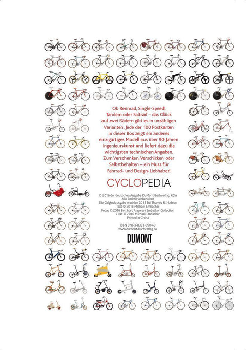 Cyclopedia. 100 Postkarten zum modernen Fahrrad-Design