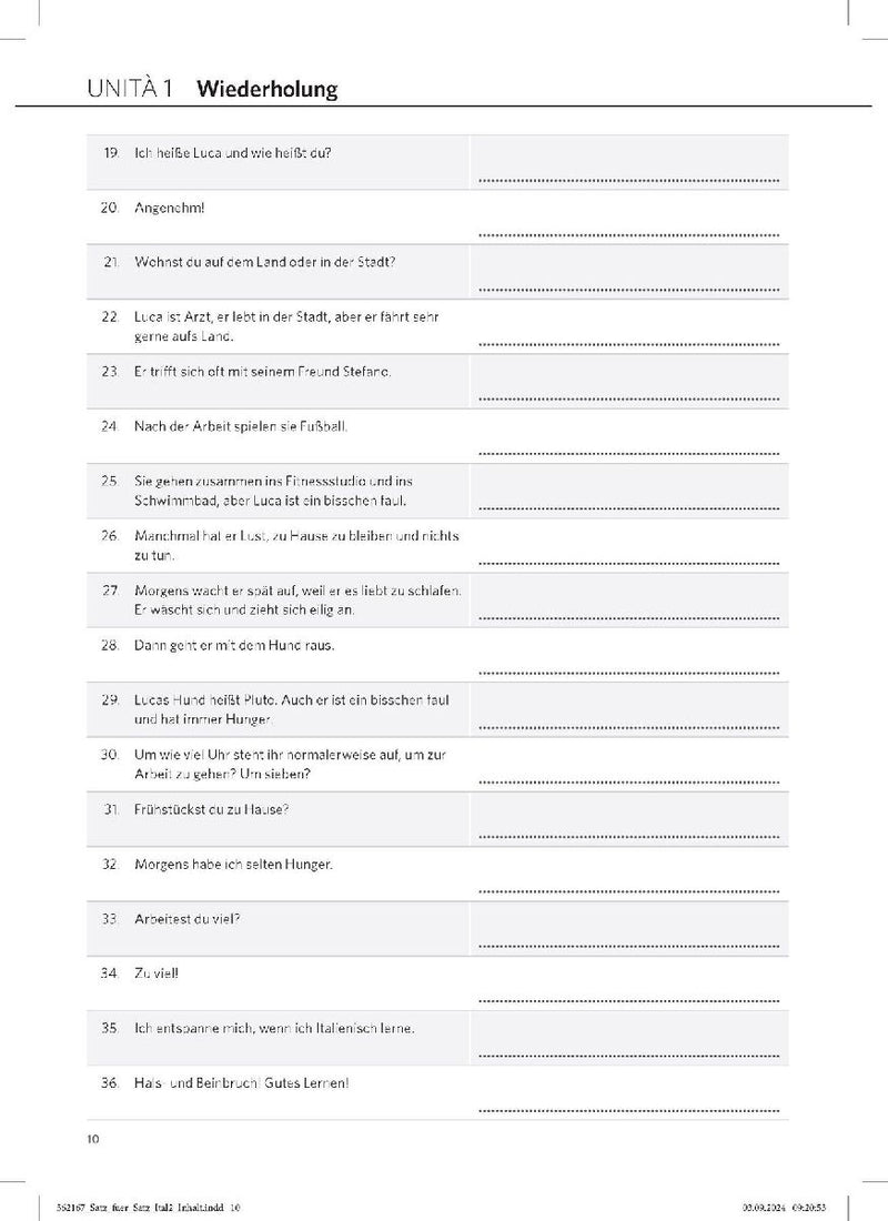 PONS Satz für Satz Italienisch A2 (Innenansicht)
