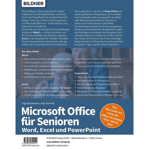 Microsoft Office für Senioren - Word, Excel und PowerPoint
