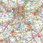Belgien, Autokarte 1:300.000 (Innenansicht)