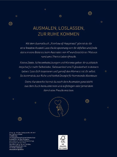Rainbow of Happiness | Ausmalen und loslassen