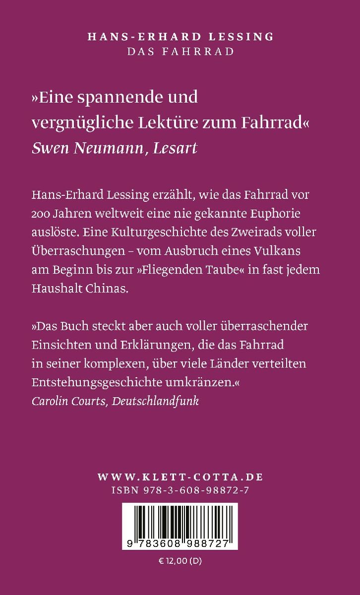 Das Fahrrad (Rückseite)