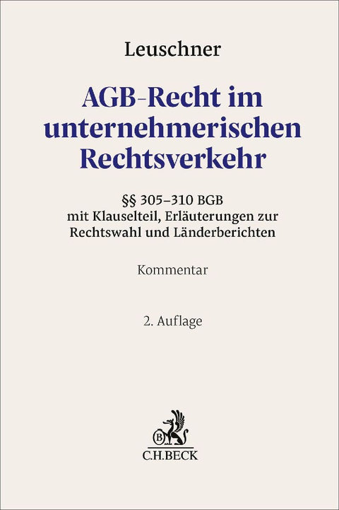 AGB-Recht im unternehmerischen Rechtsverkehr
