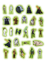 Disney Star Wars: Der große Glow-in-the-Dark-Stickerspaß: Stickern - Rätseln - Ausmalen (Innenansicht)