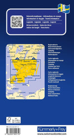 Kümmerly+Frey Regional-Strassenkarte 1 Schweden Süd 1:250.000 (Rückseite)