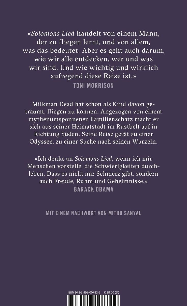 Solomons Lied (Rückseite)