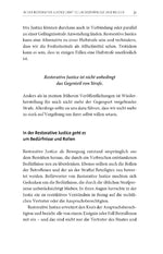 Restorative Justice (Innenansicht)