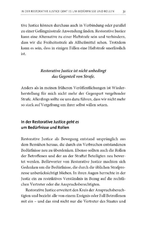 Restorative Justice