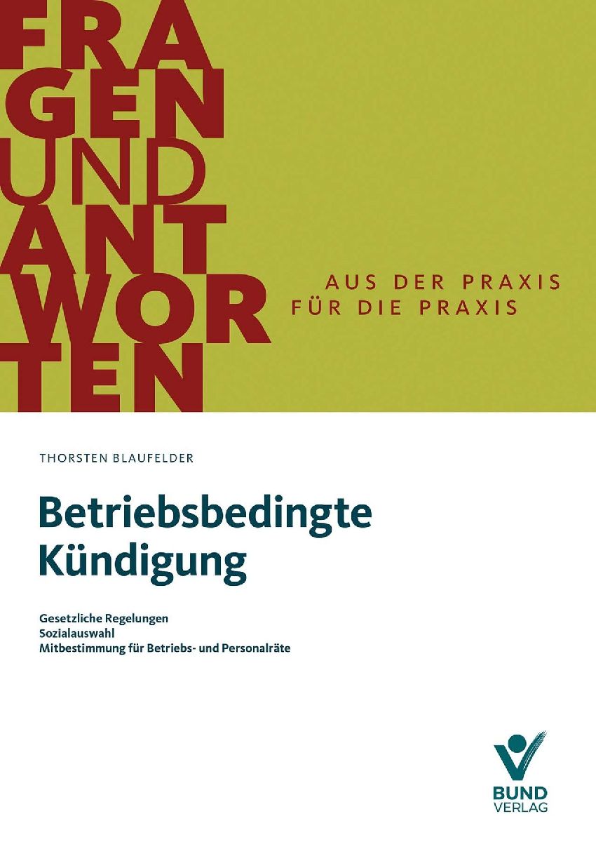 Betriebsbedingte Kündigung