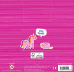 Meine Mini-Stickerwelt - Glitzer-Einhörner (Rückseite)