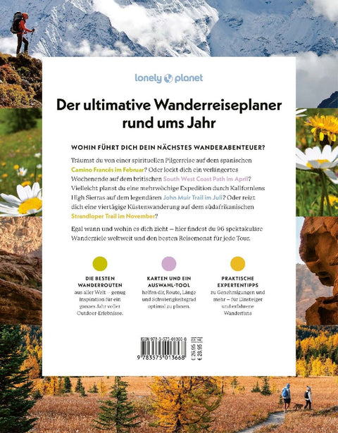 LONELY PLANET Bildband Wann am besten wohin Wandern
