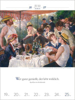 Literaturkalender Kunst 2027