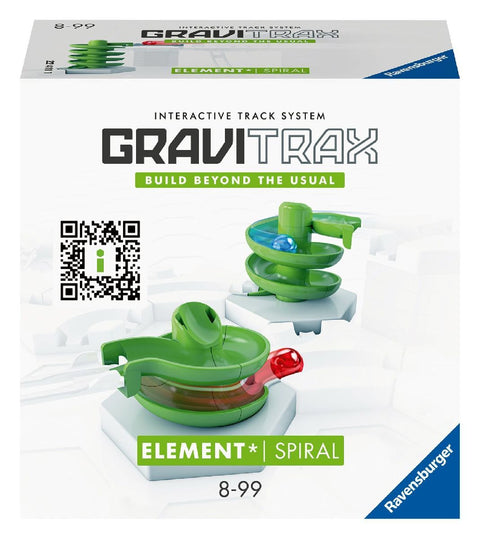 Ravensburger GraviTrax Element Spirale - Zubehör für das Kugelbahnsystem. Kombinierbar mit allen GraviTrax Produktlinien, Starter-Sets, Extensions und Elements, Konstruktionsspielzeug ab 8 Jahren