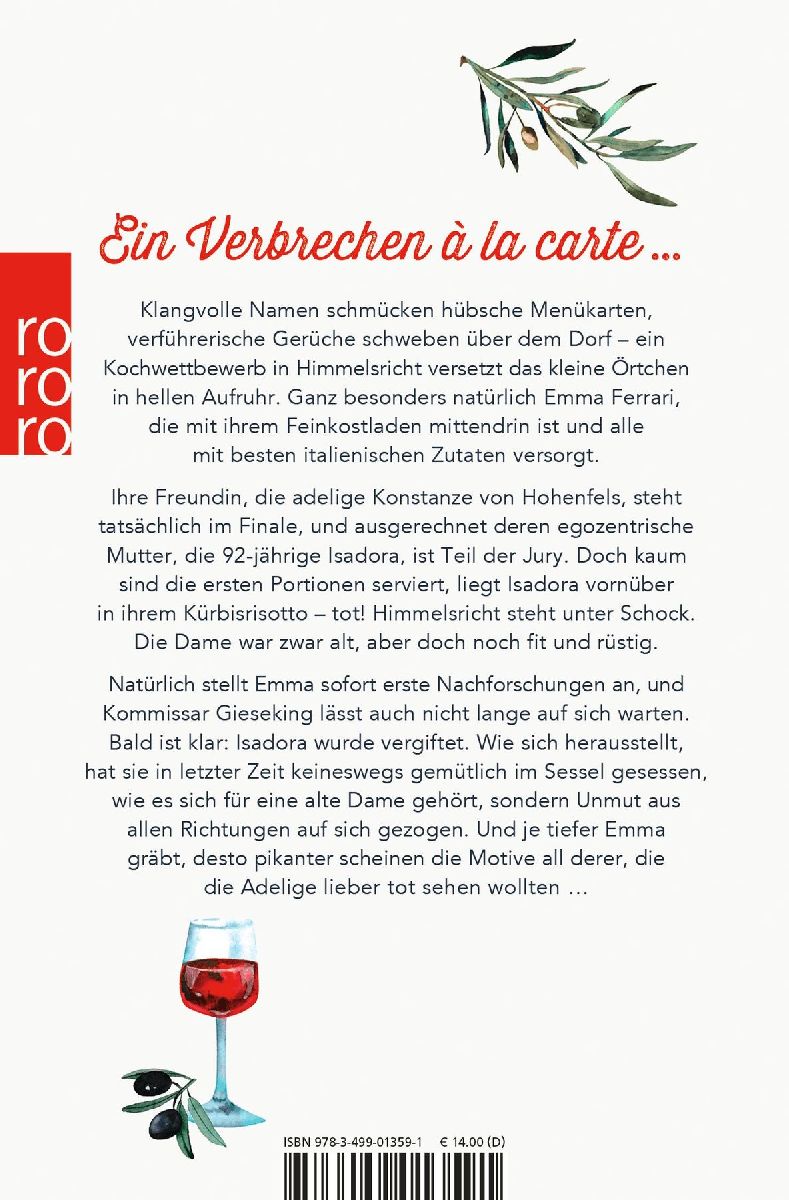 Mord nach Rezept (Rückseite)