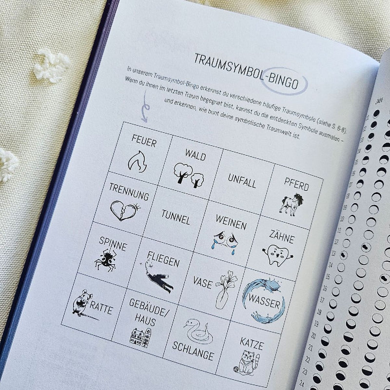 Unterwegs Traum-Logbuch (Innenansicht)