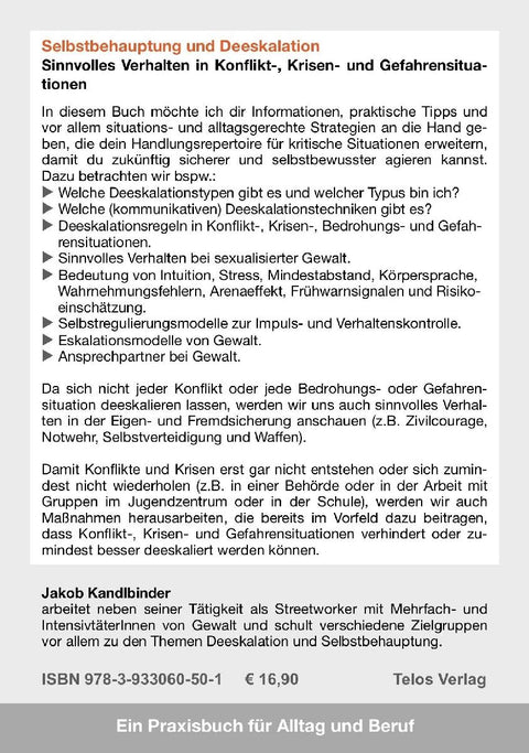 Selbstbehauptung und Deeskalation