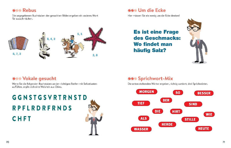 365 x Gedächtnistraining für schlaue Rentner (Innenansicht)