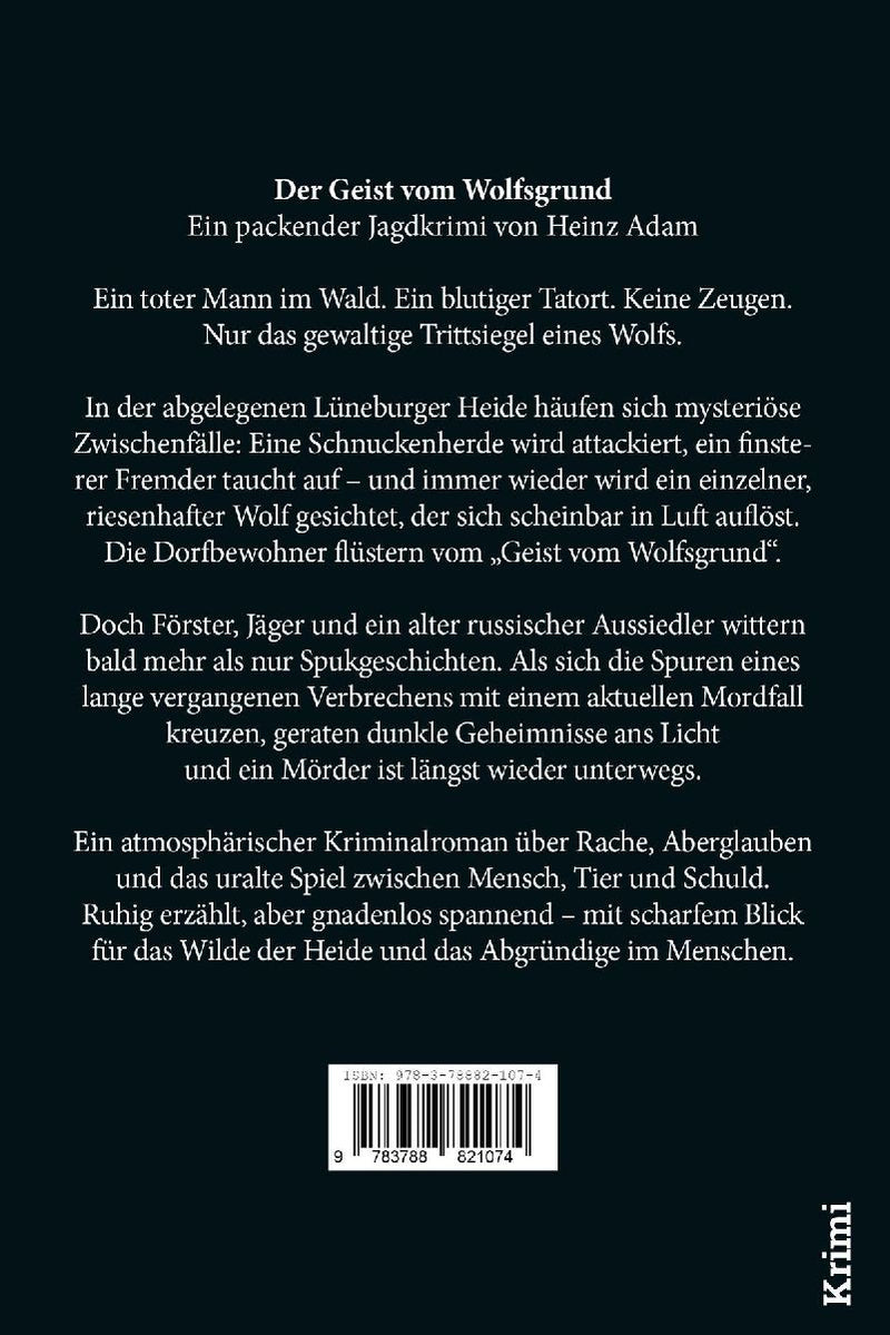 Der Geist vom Wolfsgrund (Rückseite)