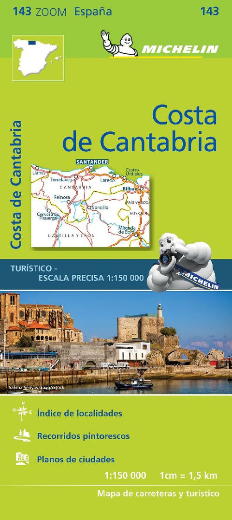 Costa de Cantabria - Zoom Map 143. 1 : 150 000