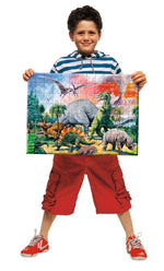 Unter Dinosauriern. Puzzle 100 Teile XXL (Innenansicht)