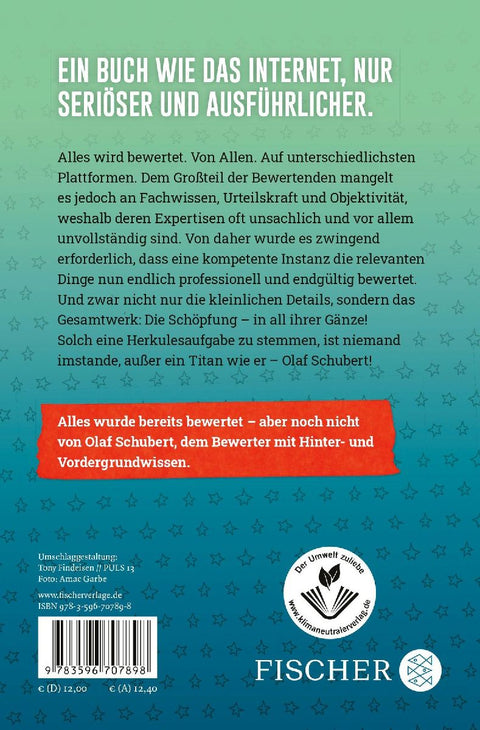 Olaf Schubert bewertet die Schöpfung