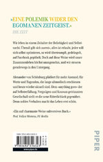 Die Kunst des lässigen Anstands (Rückseite)