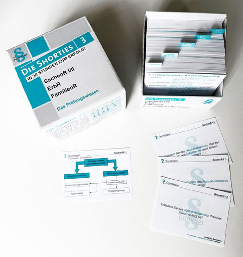 Die Shorties Box III - Erbrecht, Familienrecht, Sachenrecht