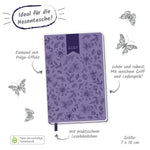 TRÖTSCH - Taschenkalender A7 Soft Touch Blumen 2027
