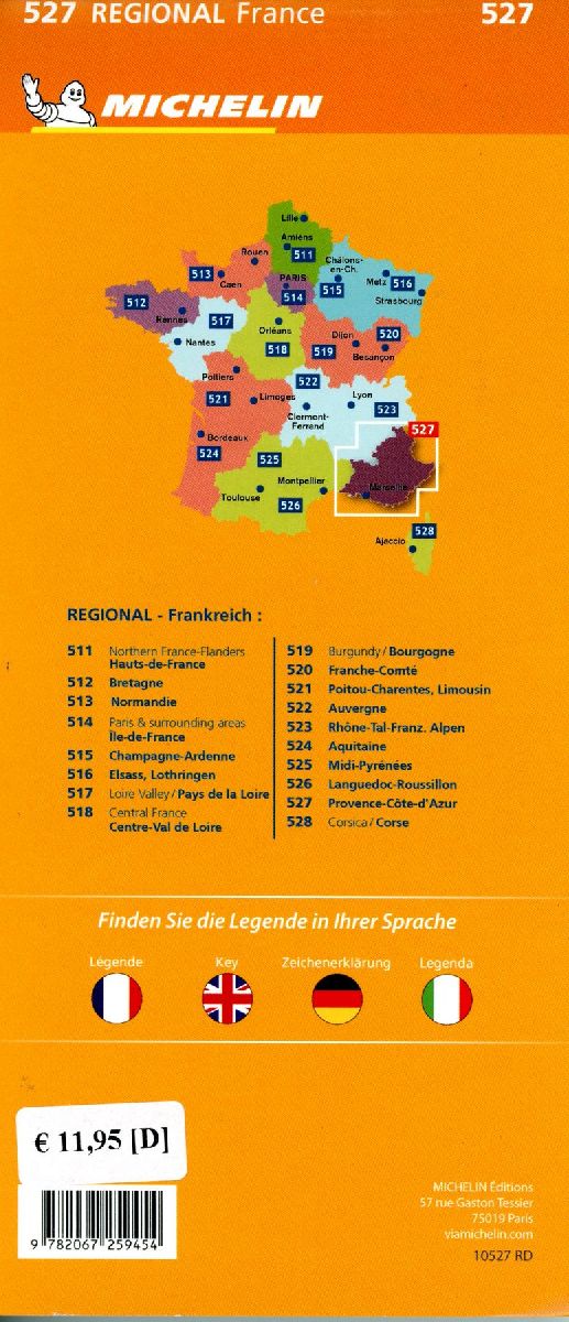 Michelin Provence Cote d'Azur (Innenansicht)