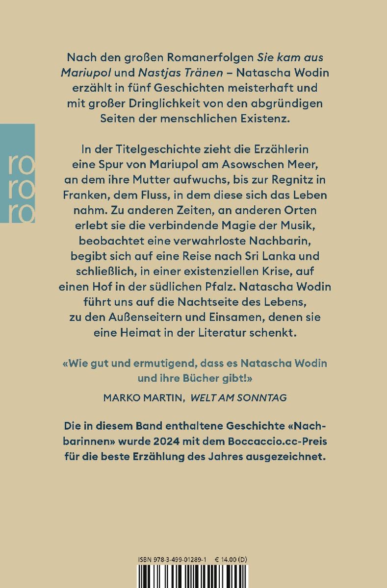 Der Fluss und das Meer (Rückseite)