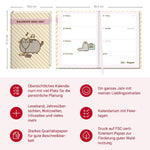 Pusheen 17-Monats-Kalenderbuch A5 2027 - 17 Monate. Von August 2026 bis Dezember 2027